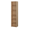 Alice Springs Tall Narrow Bookcase with 5 Shelves in Elegancia Oak - image 3