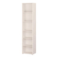 Alice Springs Tall Narrow Bookcase with 5 Shelves in Soft Neutral - image 3