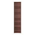 Alice Springs Tall Narrow Bookcase with 5 Shelves in Terracotta - image 2