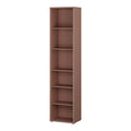 Alice Springs Tall Narrow Bookcase with 5 Shelves in Terracotta - image 3