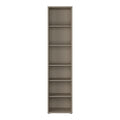Alice Springs Tall Narrow Bookcase with 5 Shelves in Taupe - image 2