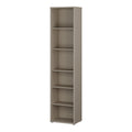 Alice Springs Tall Narrow Bookcase with 5 Shelves in Taupe - image 3