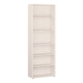 Alice Springs Tall Wide Bookcase with 5 Shelves in Sand