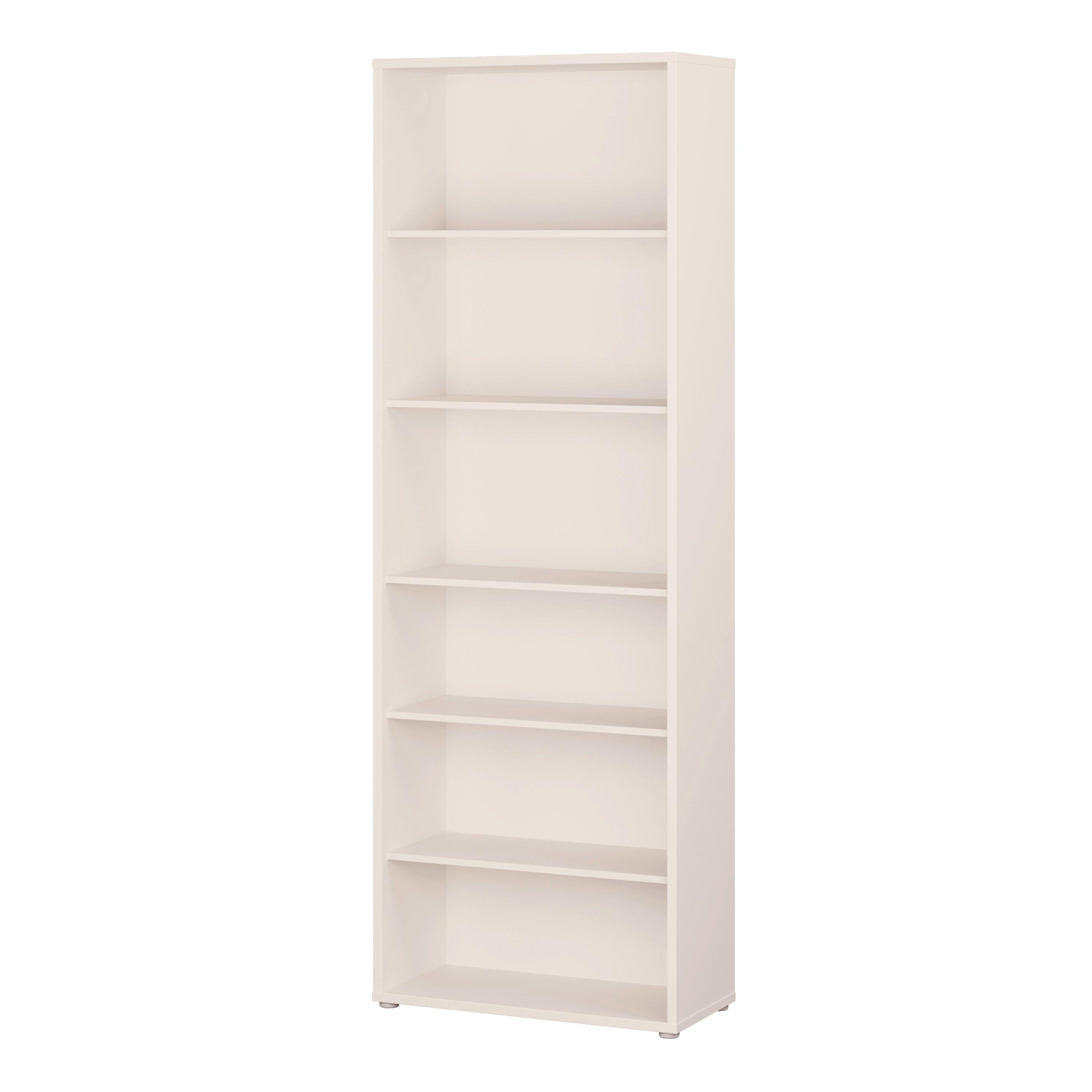 Alice Springs Tall Wide Bookcase with 5 Shelves in Sand - image 3