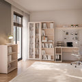 Alice Springs Tall Wide Bookcase with 5 Shelves in Sand - image 5