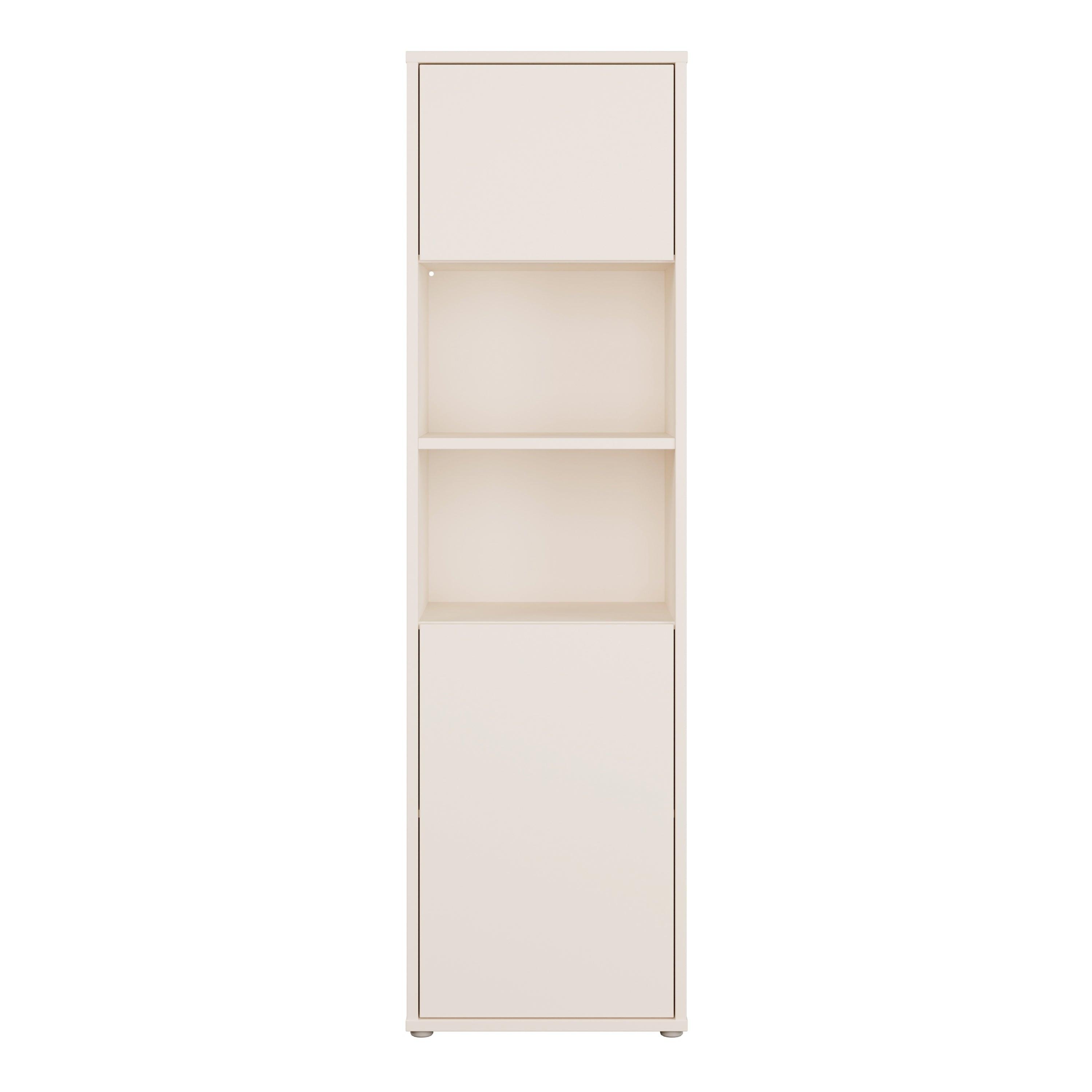 Alice Springs Tall Storage Cabinet with 2 Push-to-Open Doors & 1 Shelf in Sand - image 2