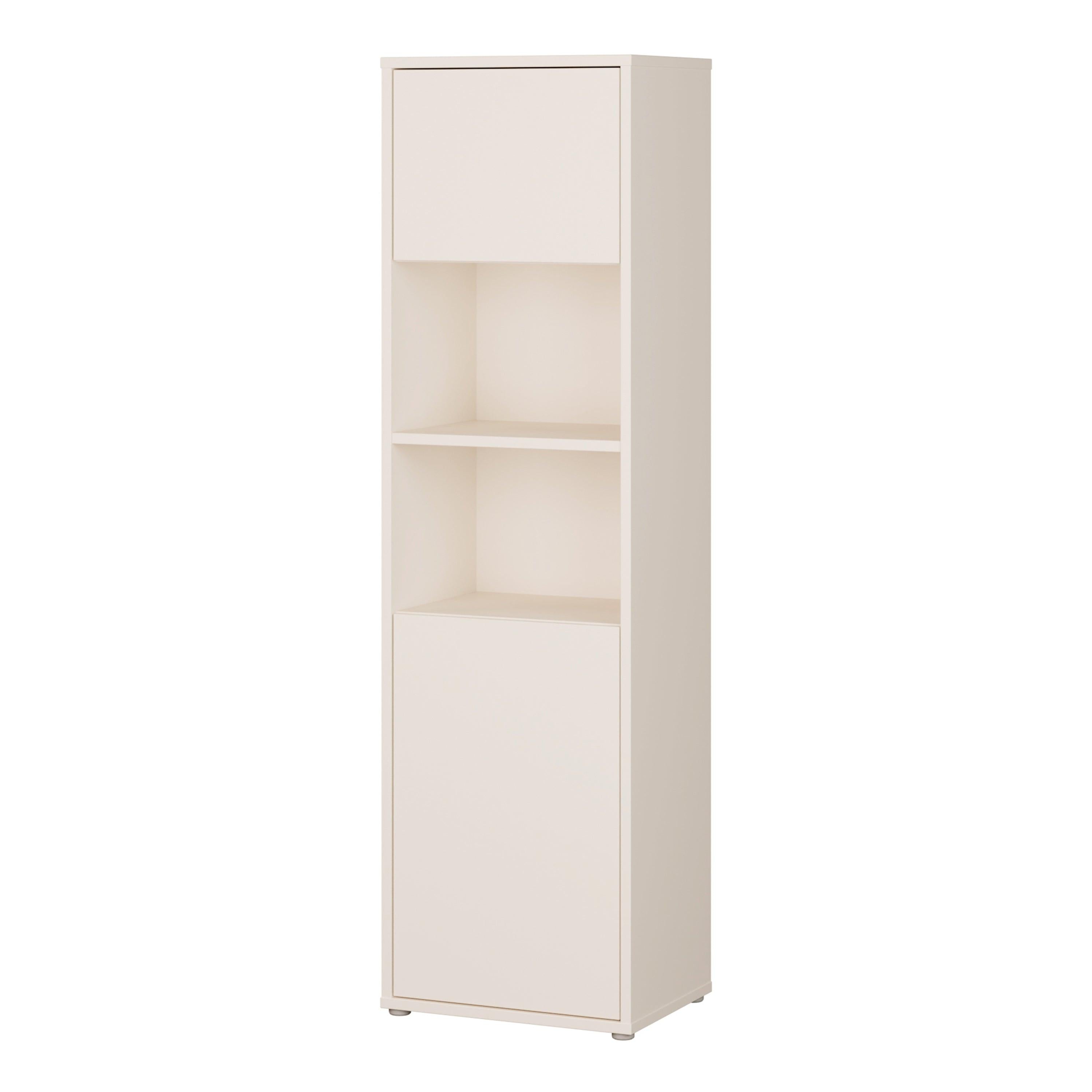 Alice Springs Tall Storage Cabinet with 2 Push-to-Open Doors & 1 Shelf in Sand - image 3