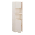 Alice Springs Tall Storage Cabinet with 2 Push-to-Open Doors & 1 Shelf in Sand - image 4