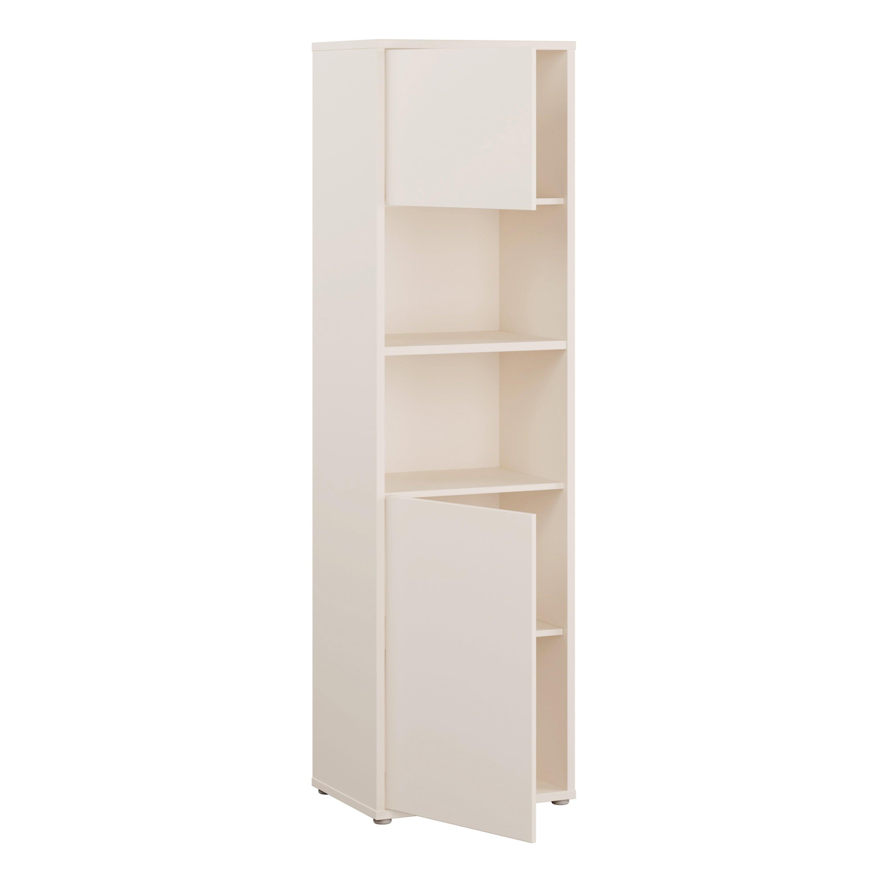 Alice Springs Tall Storage Cabinet with 2 Push-to-Open Doors & 1 Shelf in Sand - image 4