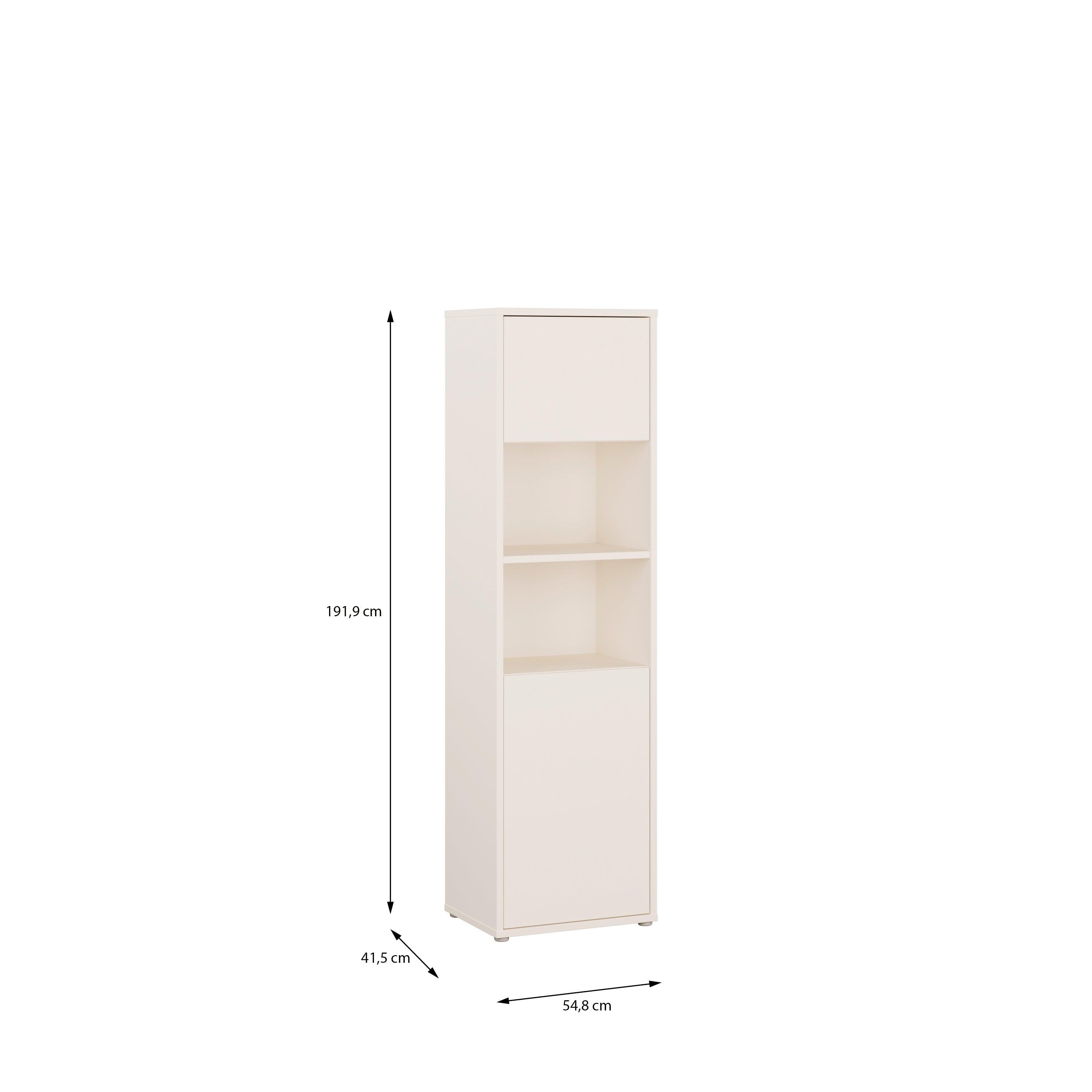 Alice Springs Tall Storage Cabinet with 2 Push-to-Open Doors & 1 Shelf in Sand - image 7
