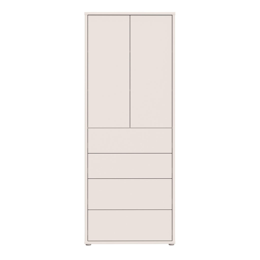 Alice Springs Tall Storage Cabinet with Push-to-Open Doors & 4 Drawers in Sand - image 2