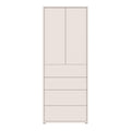 Alice Springs Tall Storage Cabinet with Push-to-Open Doors & 4 Drawers in Sand - image 2