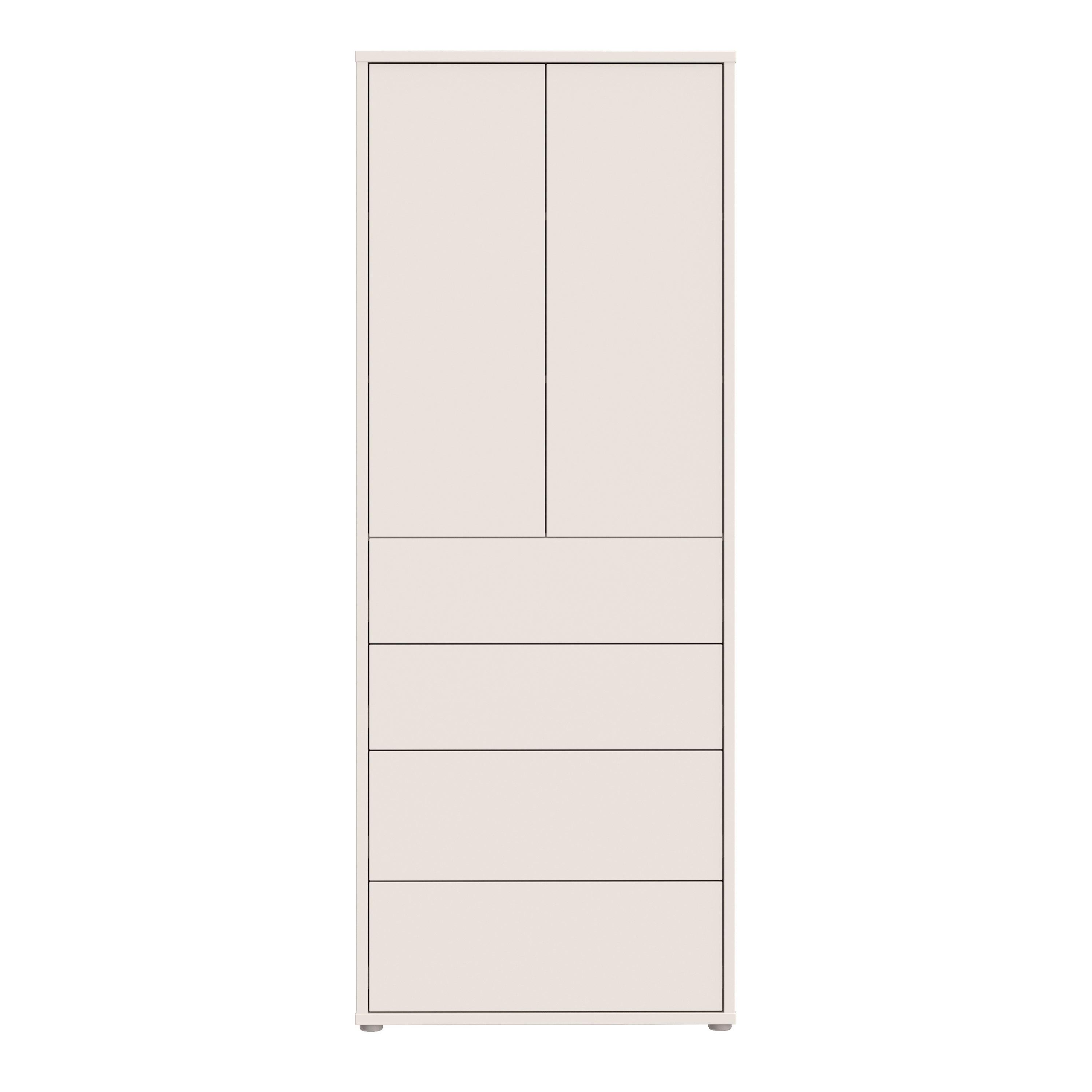 Alice Springs Tall Storage Cabinet with Push-to-Open Doors & 4 Drawers in Sand - image 2
