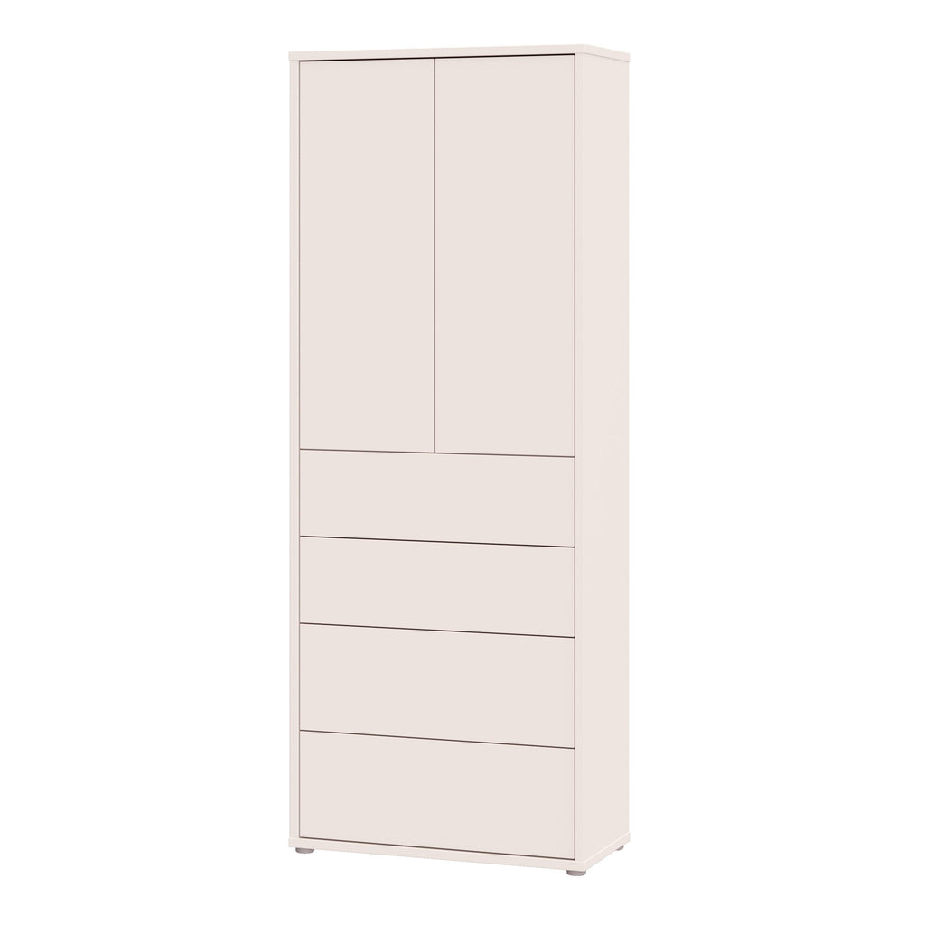 Alice Springs Tall Storage Cabinet with Push-to-Open Doors & 4 Drawers in Sand - image 3