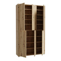 Alice Springs Shoe Cabinet with 6 Doors Push-to-Open in Artisan Oak - image 4