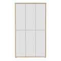 Alice Springs Shoe cabinet with 6 Doors Push-to-Open in Artisan Oak and Light Grey Doors - image 2