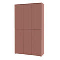 Alice Springs Tall Shoe Cabinet with 6 Doors Push-to-Open in Terracotta - image 3