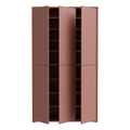 Alice Springs Tall Shoe Cabinet with 6 Doors Push-to-Open in Terracotta - image 5