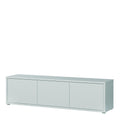 Alice Springs Wide TV Cabinet with 3 Doors Push-to-Open in Light Grey - image 3