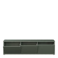 Alice Springs Wide TV Cabinet with 3 Doors Push-to-Open in Sage Green - image 5