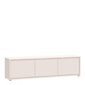 Alice Springs Wide TV Cabinet with 3 Doors Push-to-Open in Sand