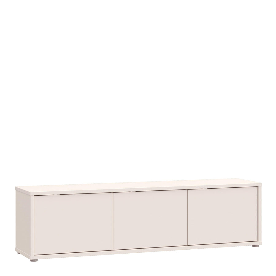Alice Springs Wide TV Cabinet with 3 Doors Push-to-Open in Sand