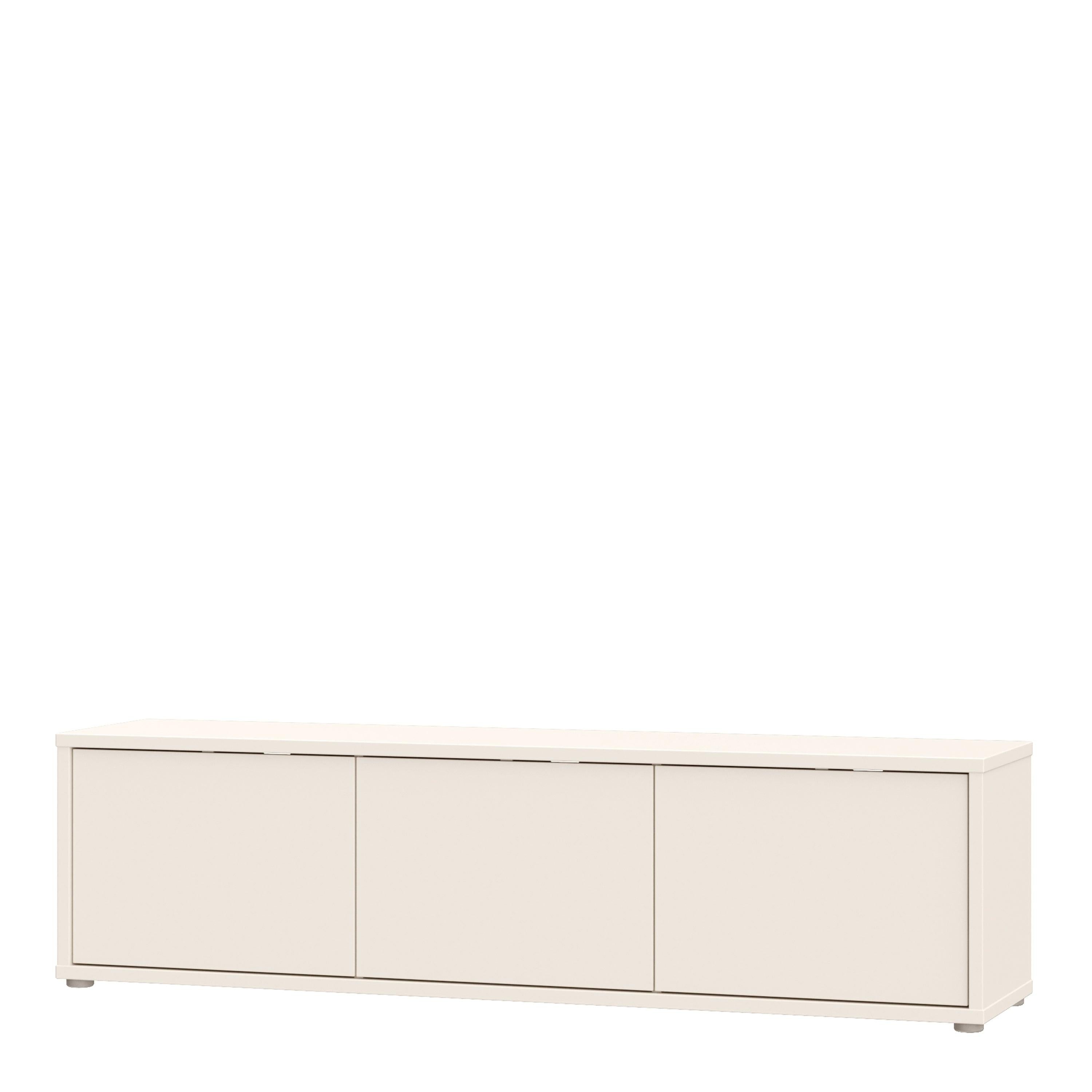 Alice Springs Wide TV Cabinet with 3 Doors Push-to-Open in Sand - image 3