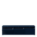 Alice Springs Wide TV Cabinet with 3 Doors Push-to-Open in Night Blue - image 5
