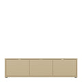 Alice Springs Wide TV Cabinet with 3 Doors Push-to-Open in Butter Yellow - image 2