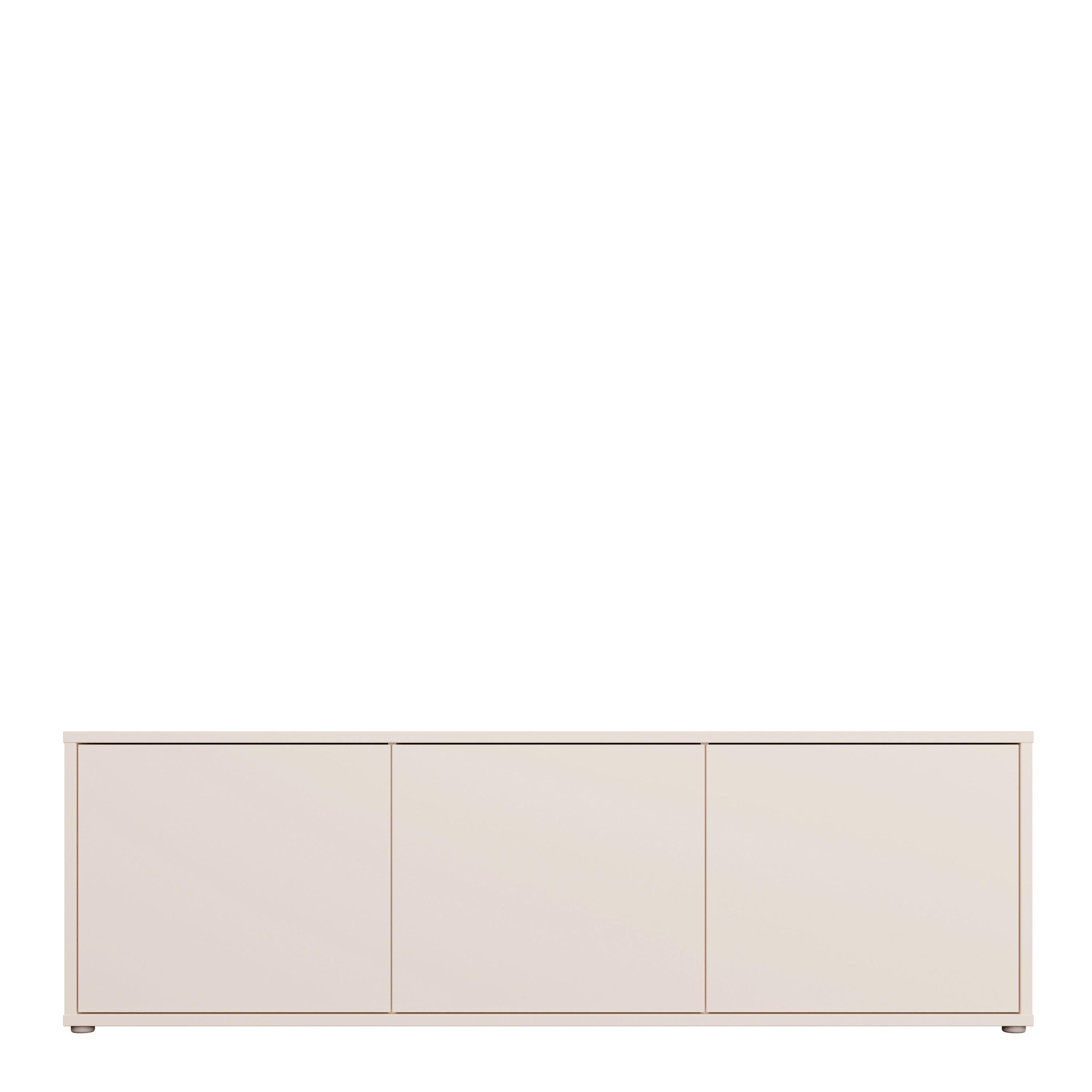 Alice Springs Large TV Cabinet with 3 Doors Push-to-Open in Sand - image 2
