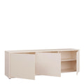Alice Springs Large TV Cabinet with 3 Doors Push-to-Open in Sand - image 4