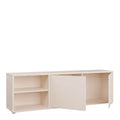 Alice Springs Wide TV Cabinet with 2 Doors Push-to-Open & 1 Open Shelf in Sand - image 4