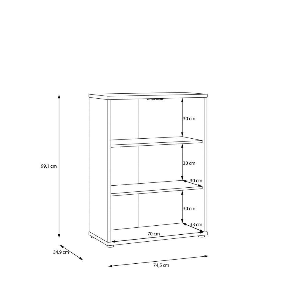 Alice Springs Low Glass Fronted Cabinet with 2 Push-to-Open Doors in Sand - image 8