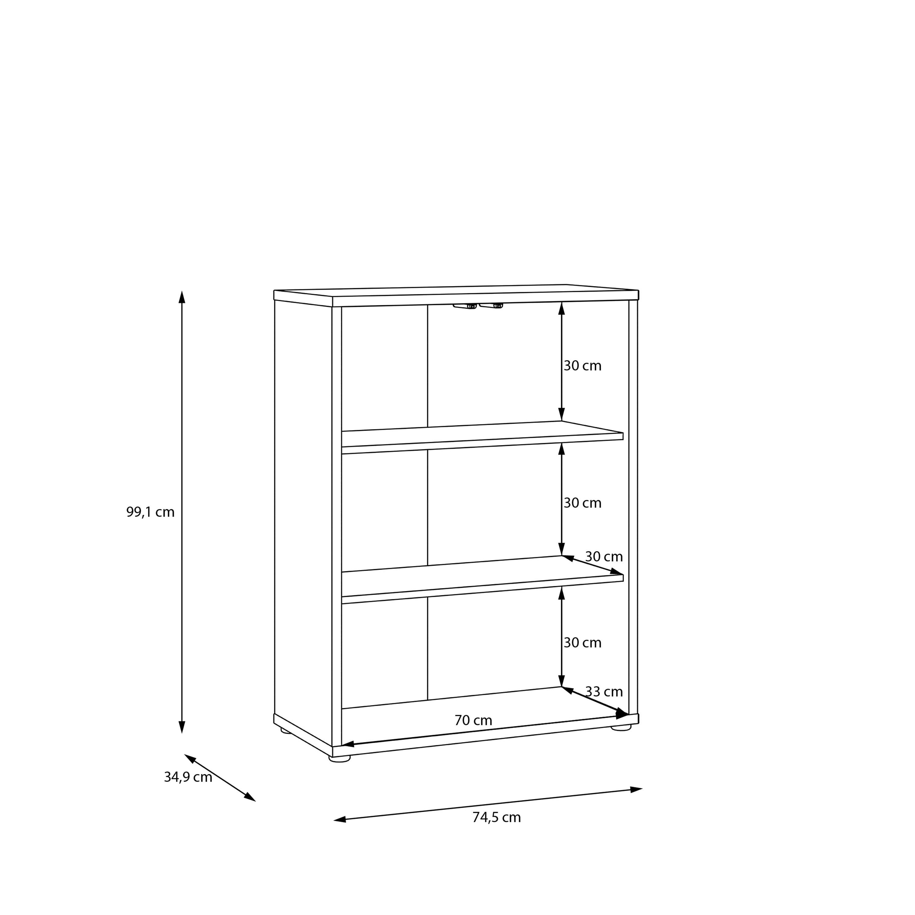 Alice Springs Low Glass Fronted Cabinet with 2 Push-to-Open Doors in Sand - image 8