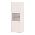 Alice Springs Narrow Display Cabinet with 3 Push-to-Open Doors in Sand - image 3