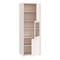 Alice Springs Narrow Display Cabinet with 3 Push-to-Open Doors in Sand - image 4