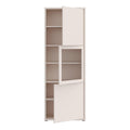 Alice Springs Narrow Display Cabinet with 3 Push-to-Open Doors in Sand - image 5