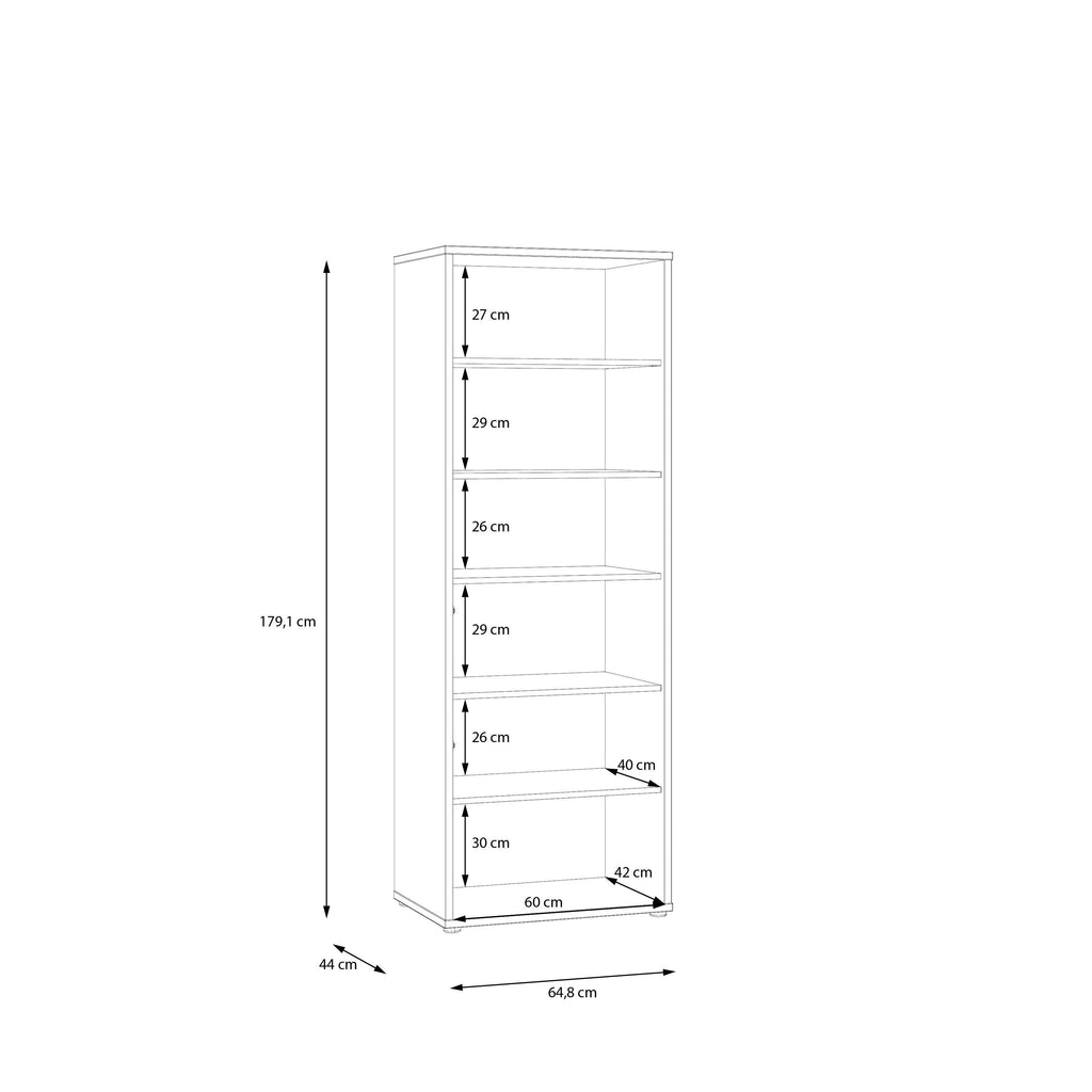 Alice Springs Narrow Display Cabinet with 3 Push-to-Open Doors in Sand - image 9
