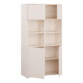 Alice Springs Wide Storage Cabinet 4 Doors Push-to-Open & 2 Central Shelves Sand - image 4