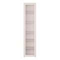 Alice Springs Slim Tall Display Cabinet with 1 Glass Door Push-to-Open & 5 Shelves in Sand - image 2
