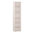 Alice Springs Slim Tall Display Cabinet with 1 Glass Door Push-to-Open & 5 Shelves in Sand - image 4