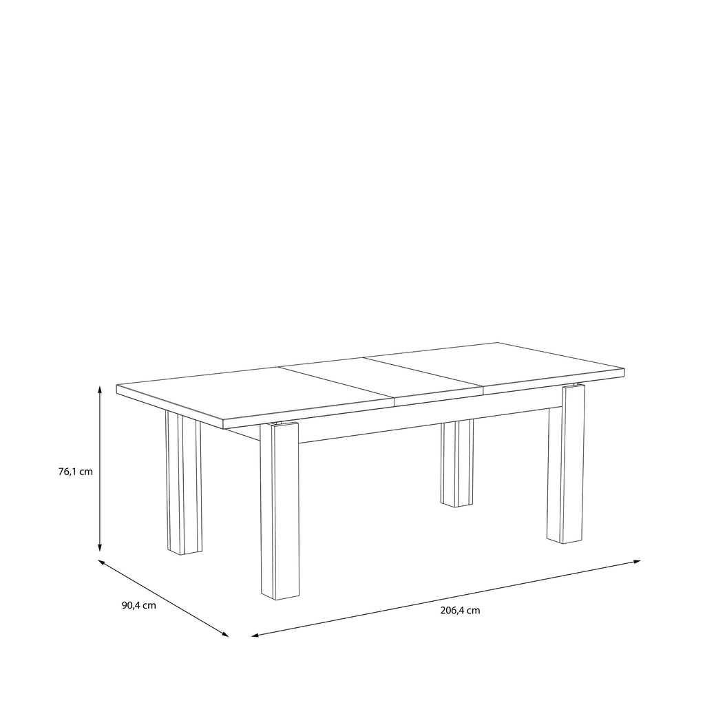 Trondheim Extending Dining Table in Artisan Oak - image 9