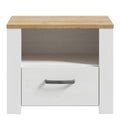 Bohol 1 Drawer Bedside I n Navy Oak - image 2
