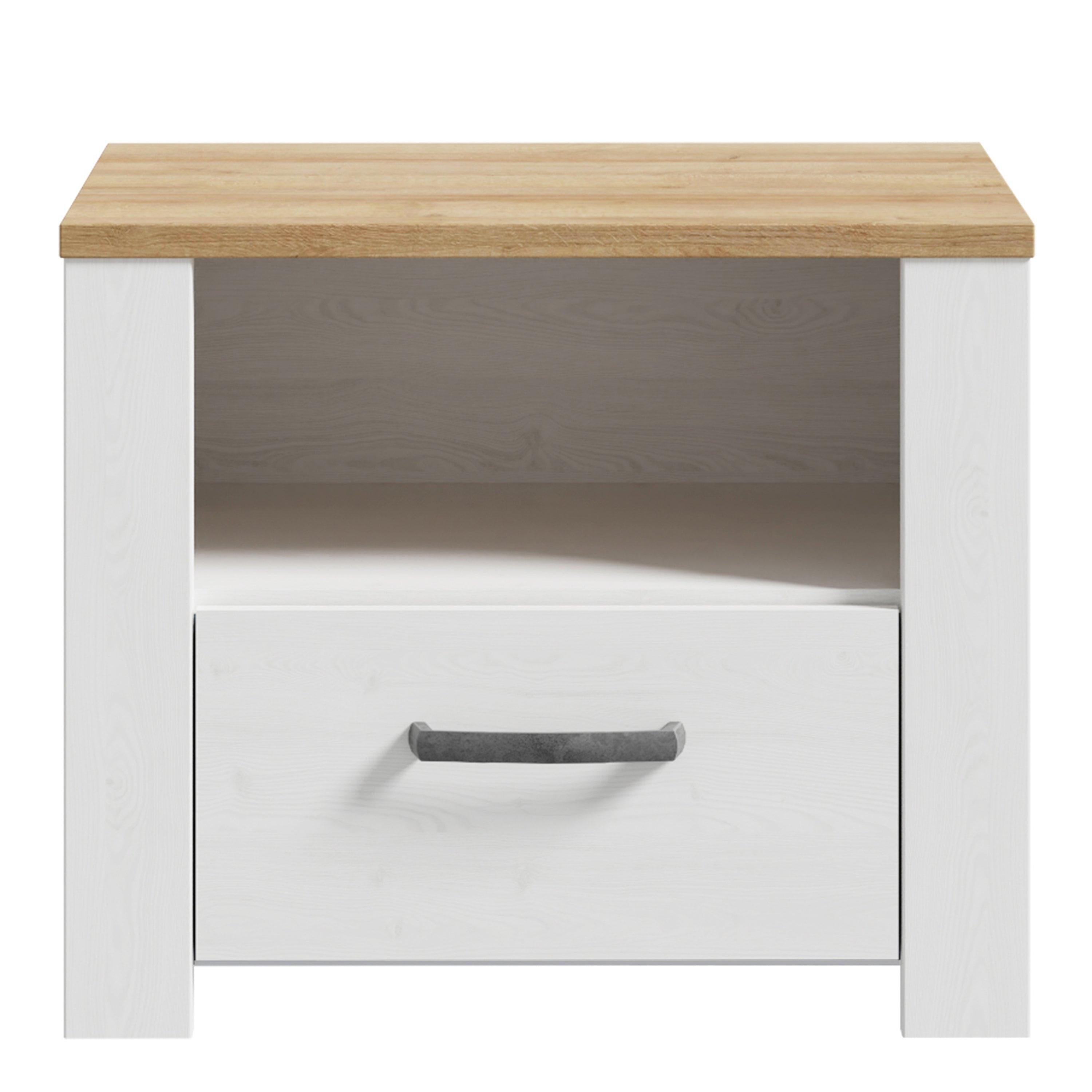 Bohol 1 Drawer Bedside I n Navy Oak - image 2