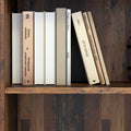 Essential Low Narrow 2 Shelf Bookcase in Vintage Oak - image 5