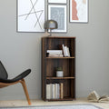 Essential Tall Narrow 2 Shelf Bookcase in Vintage Oak - image 4