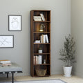 Essential Narrow 5 Shelf Bookcase in Vintage Oak - image 4