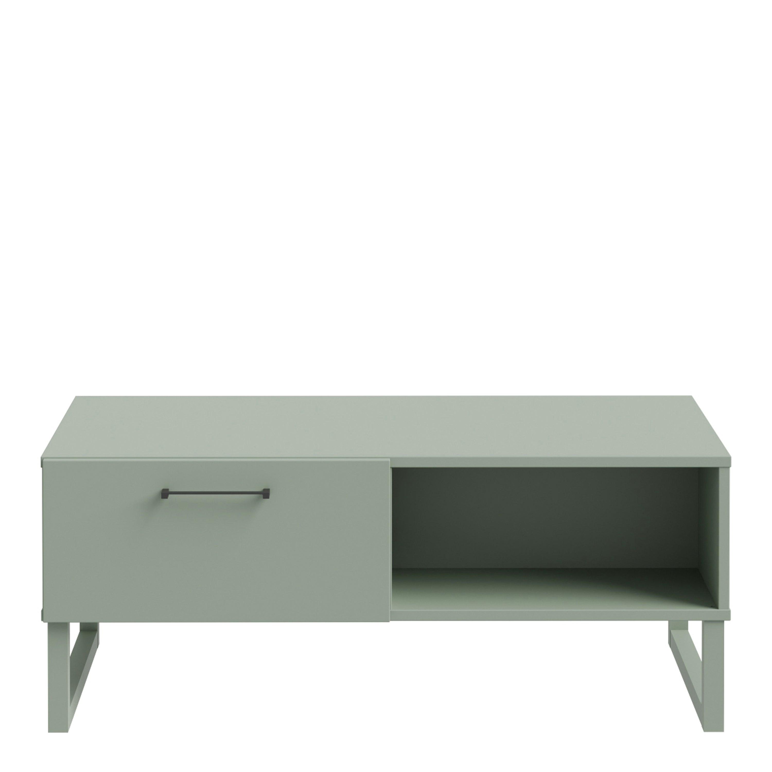 Sali 1 Drawer Coffee Table in Sage Green - image 2
