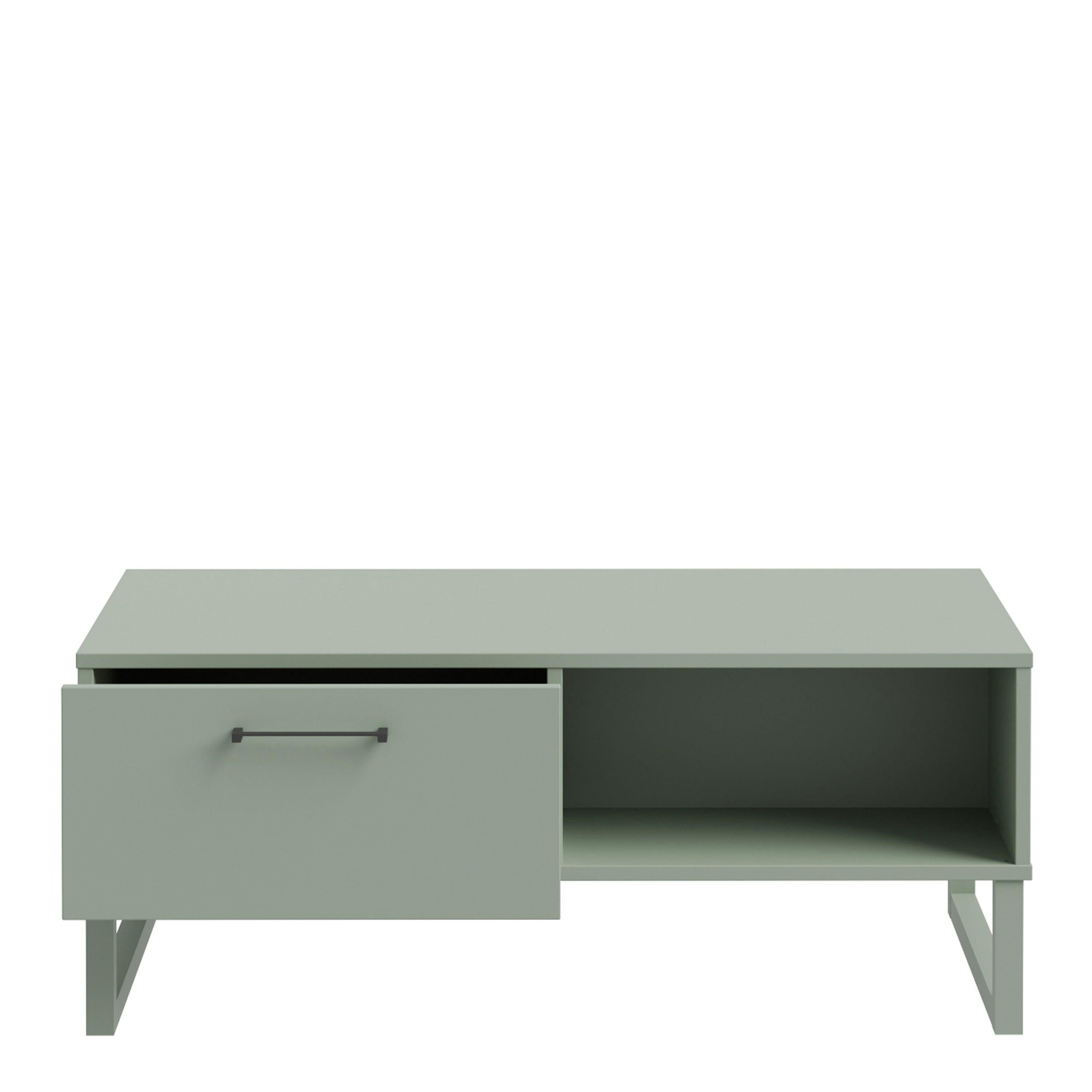 Sali 1 Drawer Coffee Table in Sage Green - image 4
