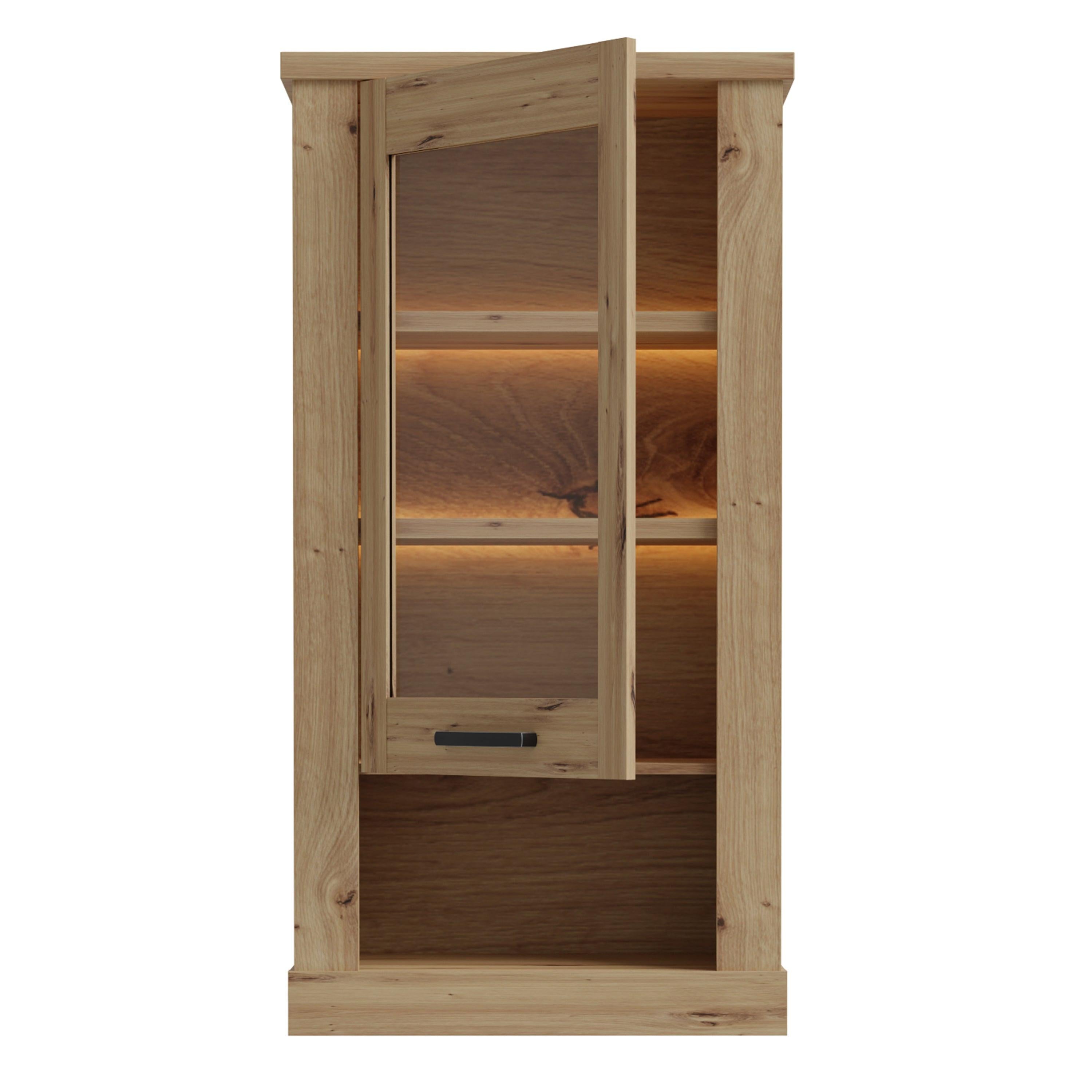 Corona Wall Display cabinet in Artisan Oak - image 4